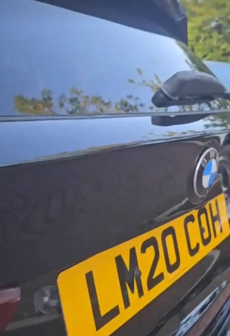 Before — BMW rear panel